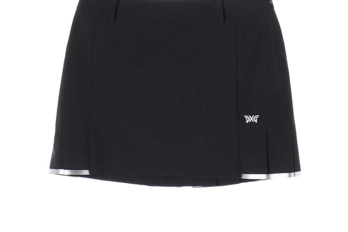 PXG 피엑스지 블랙 실버 미니 스커트 골프 치마 S 상세 이미지 4