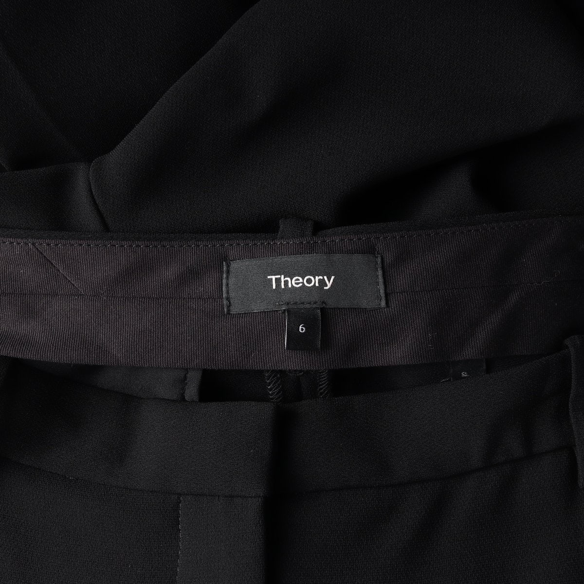 (새상품)THEORY 띠어리 블랙 크롭 슬랙스 팬츠 바지  이미지 6