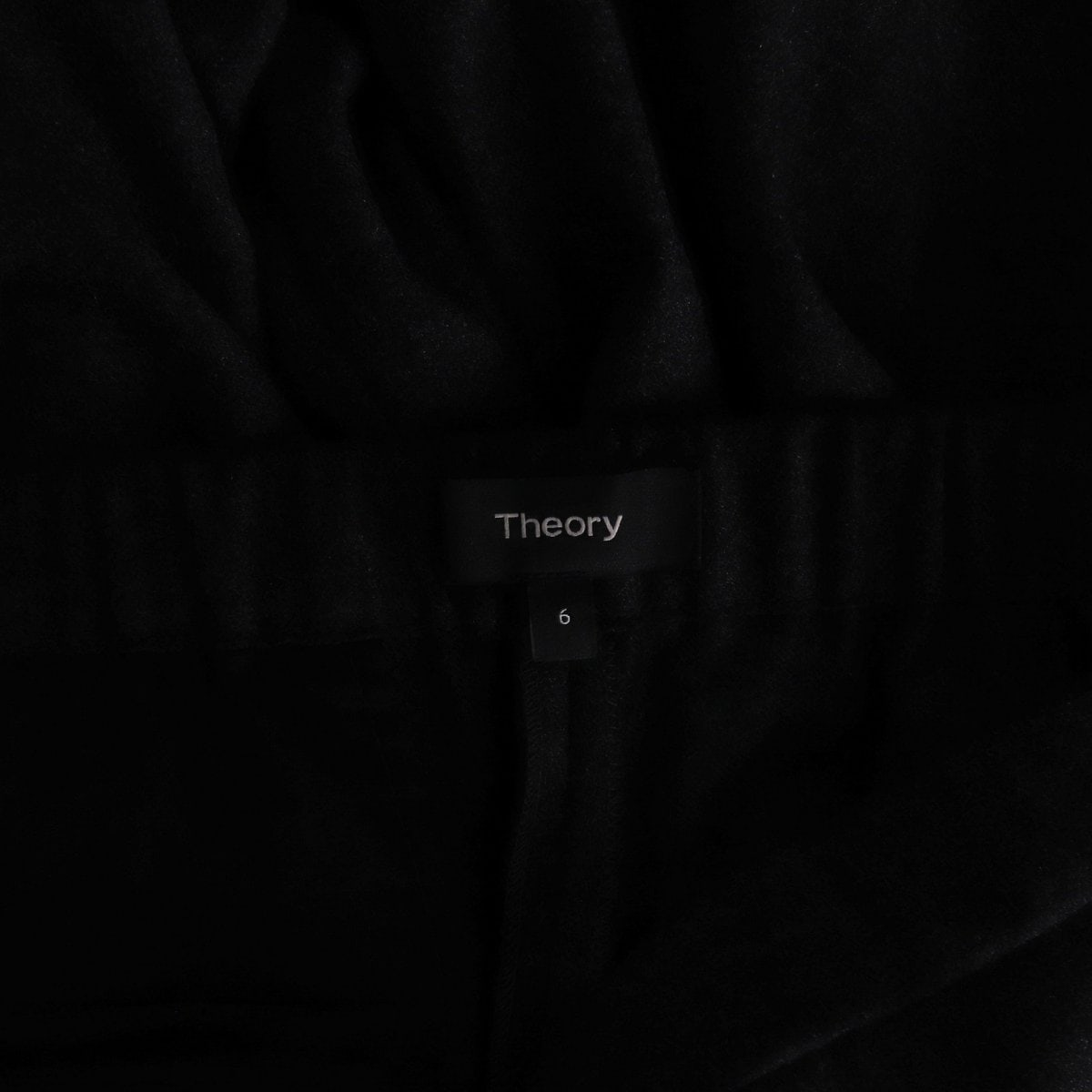 THEORY 띠어리 울100% 차콜 뒷밴딩 겨울 슬랙스 팬츠 바지 이미지 6