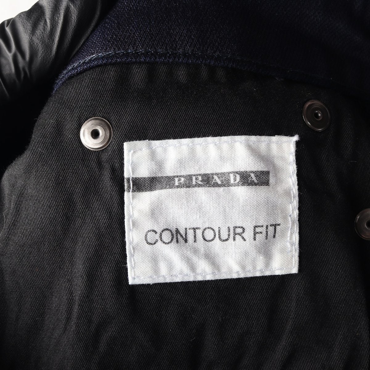 PRADA 프라다 W26 진청 로고 프린팅 컨투어핏 크롭 데님 청바지  이미지 6