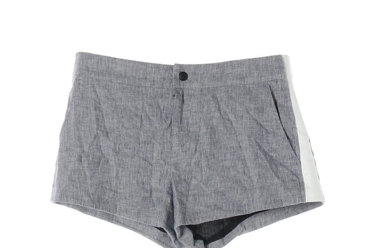 RAG & BONE 랙앤본 린넨 그레이 쇼츠 뒷밴딩 반바지 팬츠 상세 이미지 3