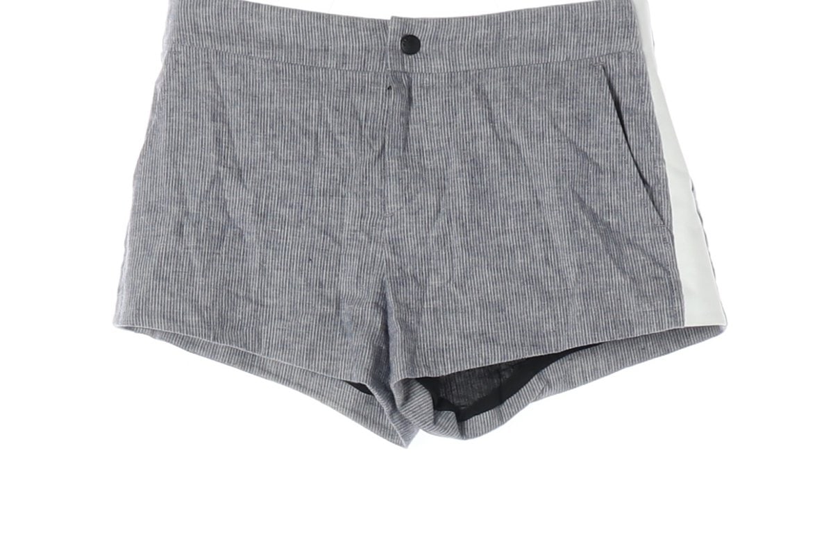 RAG & BONE 랙앤본 린넨 그레이 쇼츠 뒷밴딩 반바지 팬츠 이미지 4