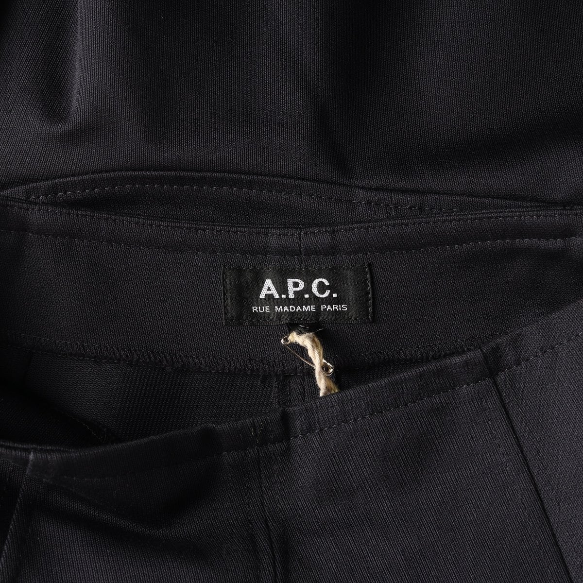 (새상품)APC 아페쎄 블랙 코튼 러플 미니 원피스 스커트  상세 이미지 5