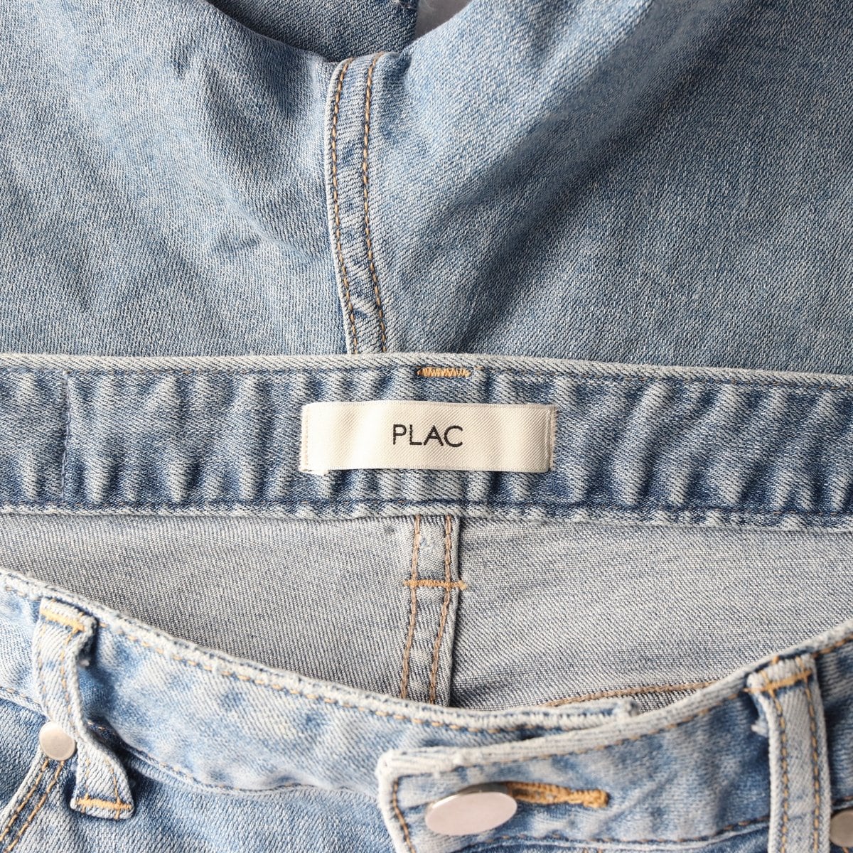 PLAC 플랙 W26 언발 컷아웃 데미지 데님 쇼츠 청반바지  상세 이미지 5