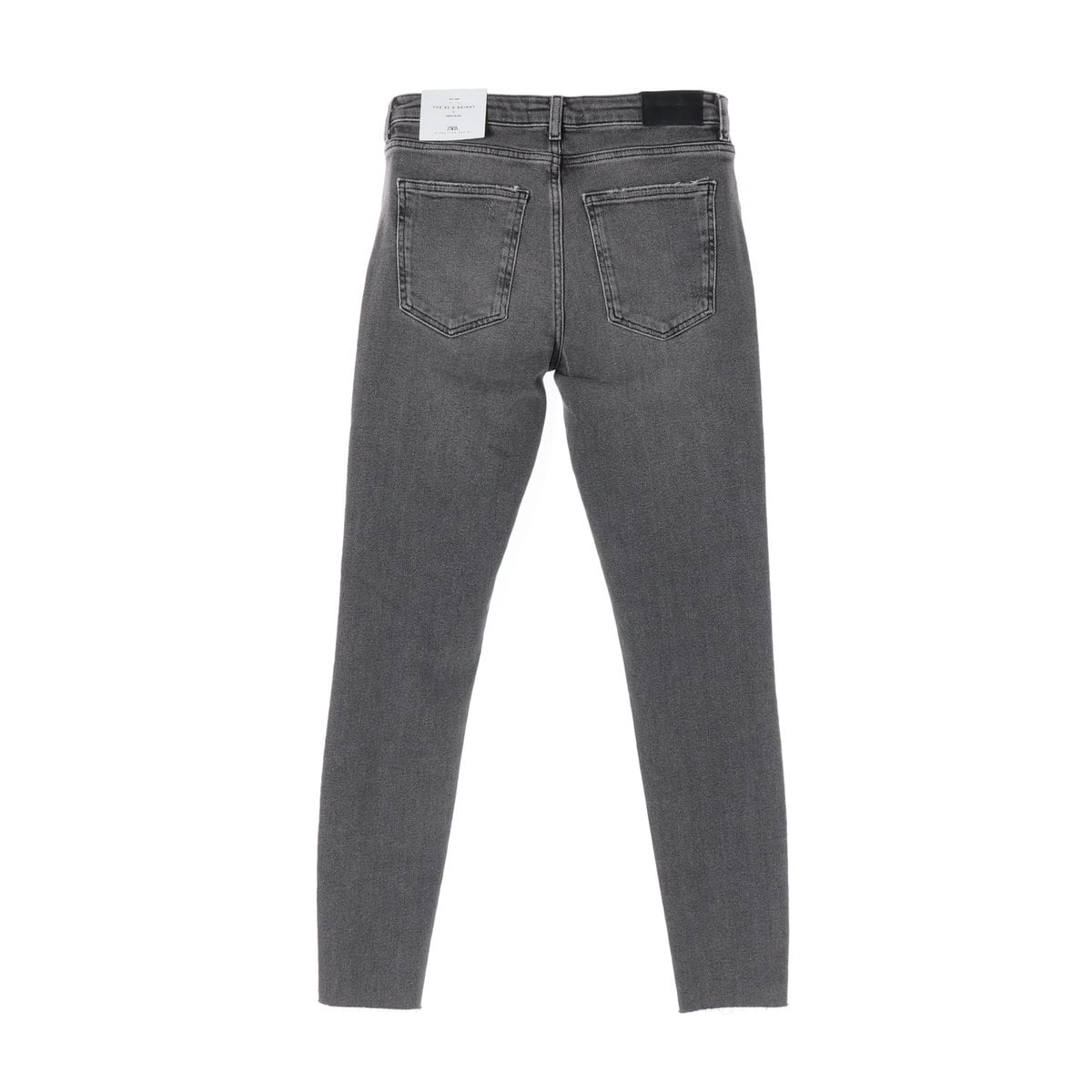 (새상품)ZARA 자라 그레이 워싱 컷아웃 슬림 데님 청바지  상세 이미지 2