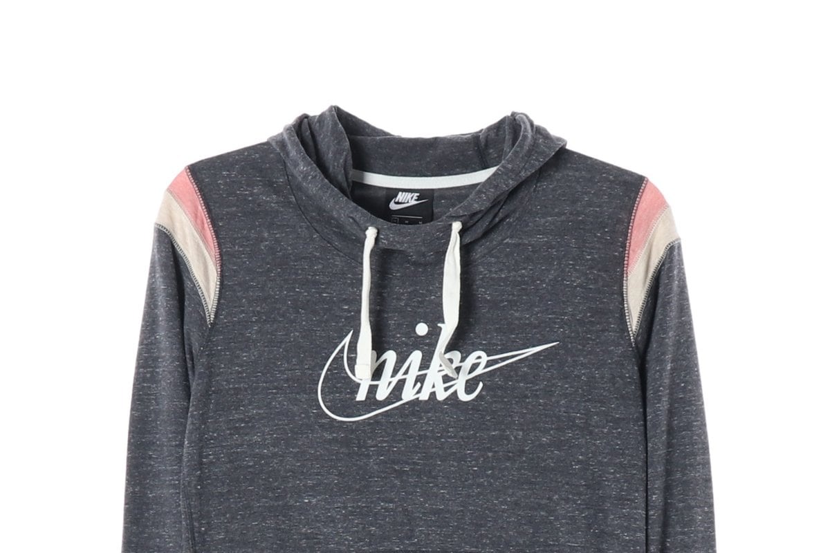 NIKE 나이키 차콜 보카시 시그니처 로고 후드티 후디 상세 이미지 3
