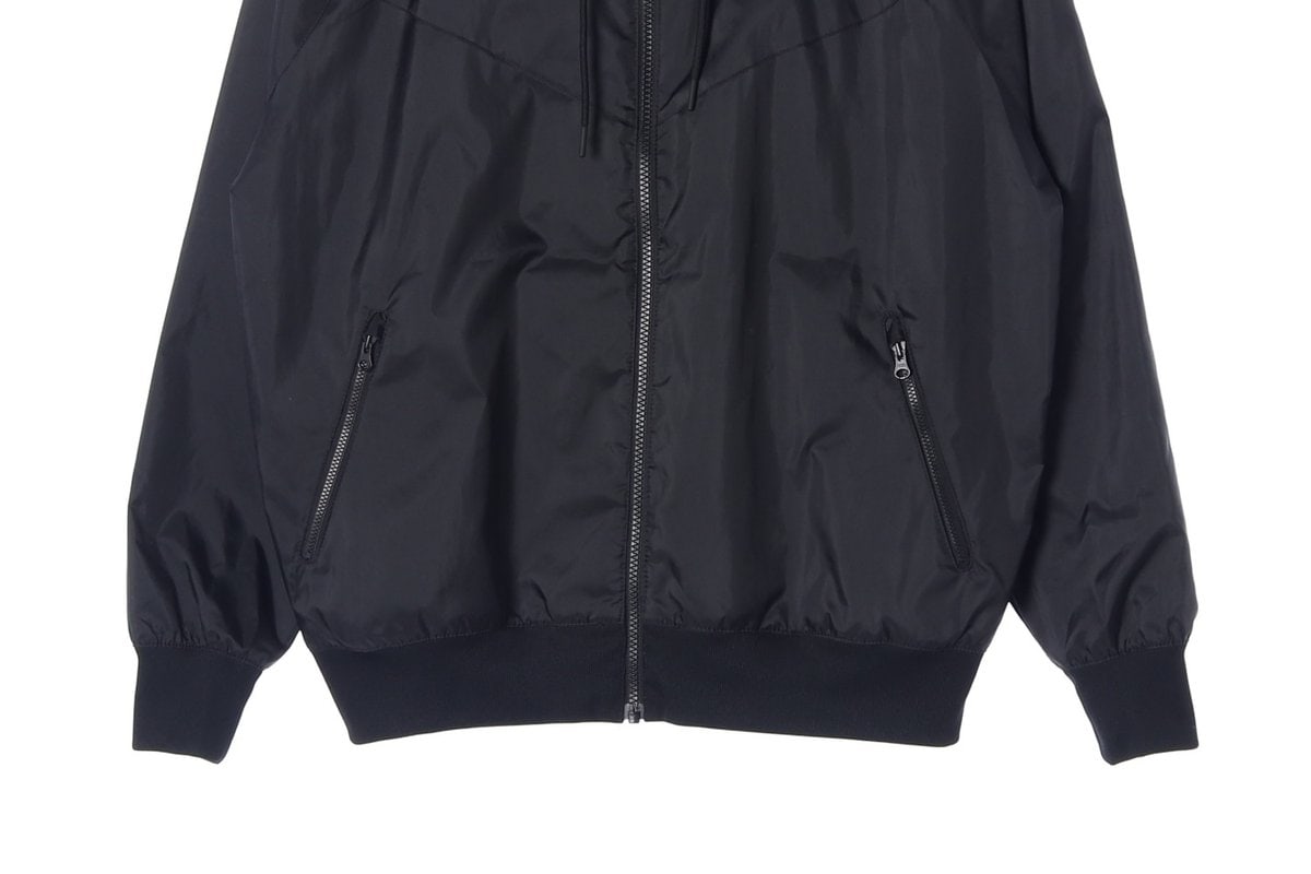 나이키22FW 블랙 로고 윈드러너 후드 집업 재킷 바람막이 M 이미지 4
