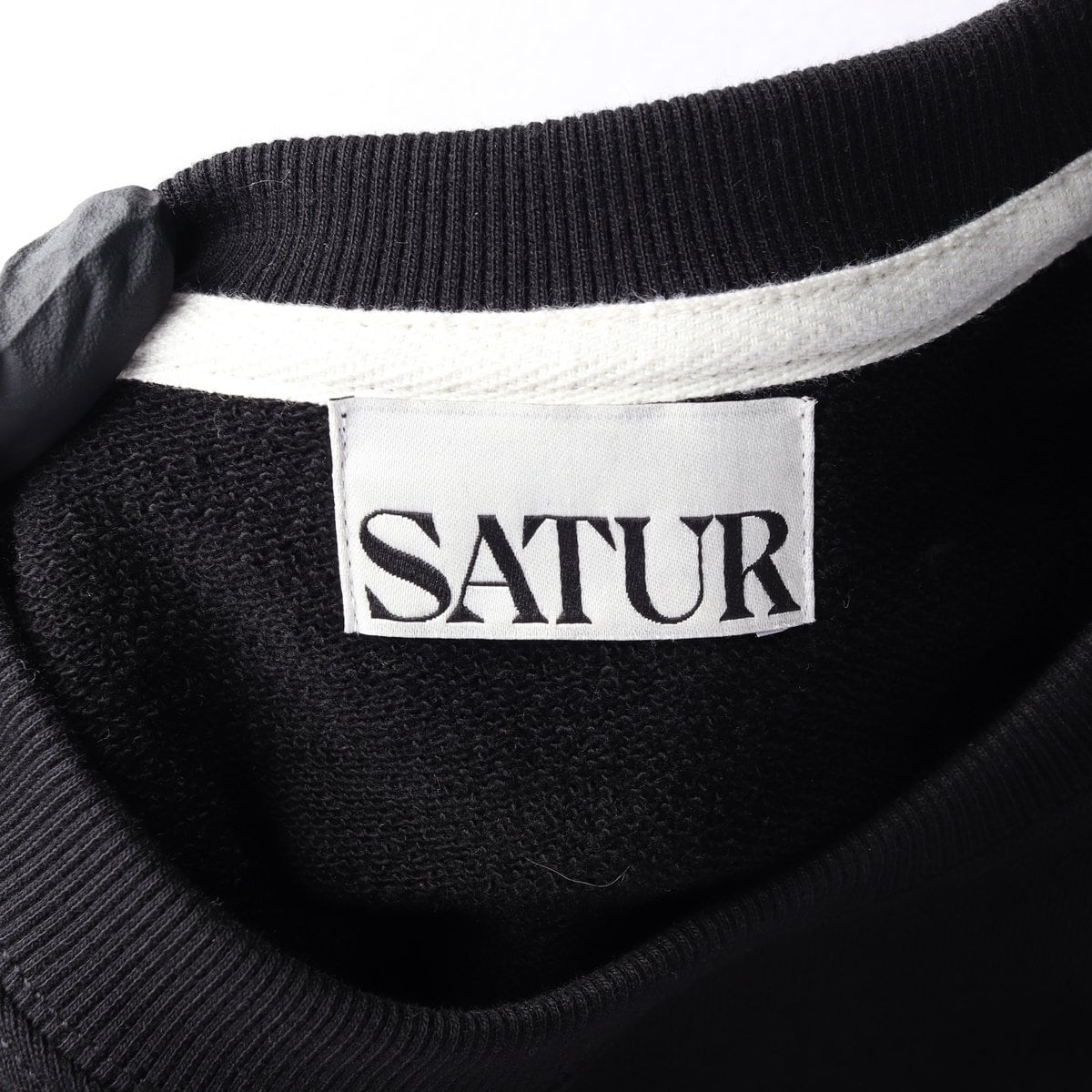 SATUR 세터 블랙 클래식 로고 스웨트셔츠 맨투맨 WS 상세 이미지 5