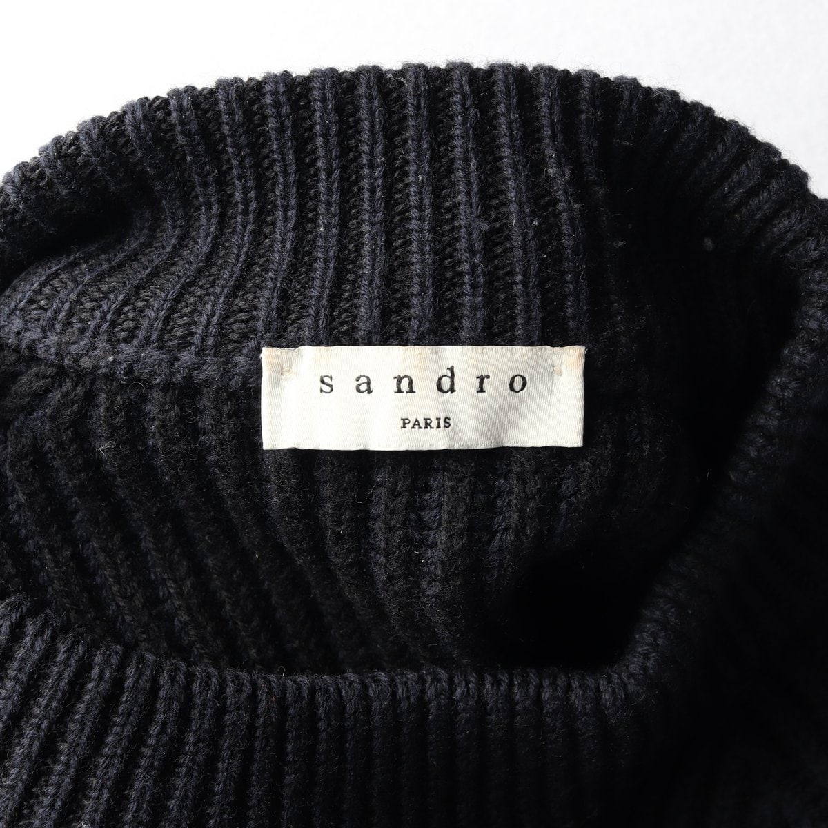 SANDRO 산드로 버진울100% 골지 니트 스웨터 L 이미지 5