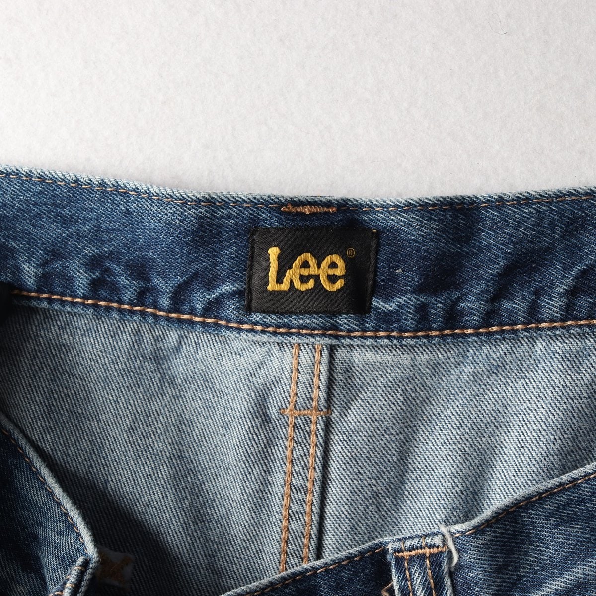 LEE 리 22SS 핀턱 데님 쇼츠 청반바지 W30 이미지 5