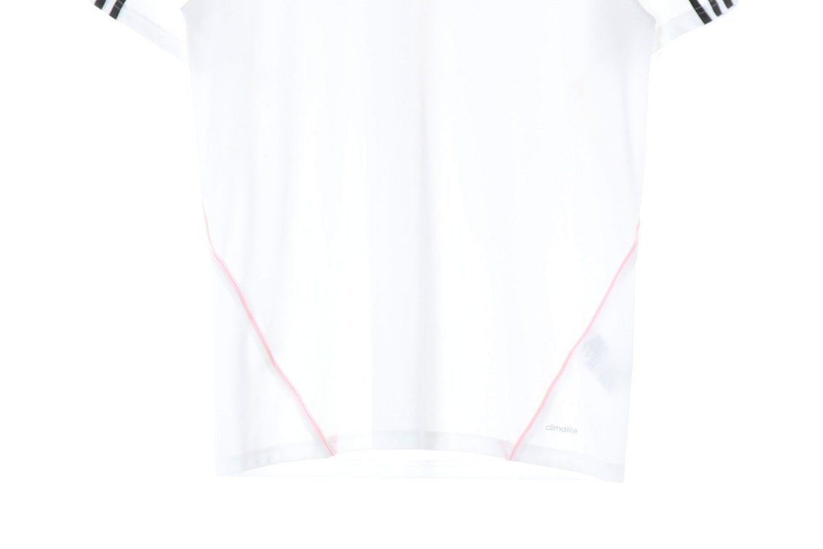 아디다스 화이트 삼선 F50 반팔 크루넥 티셔츠 XL 이미지 4