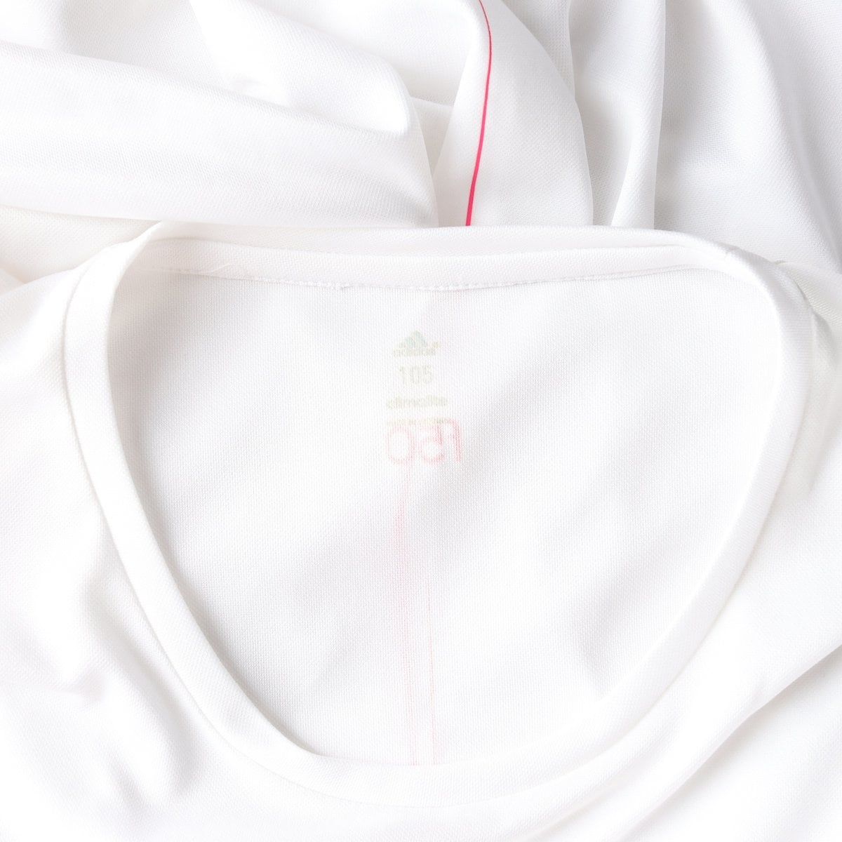 아디다스 화이트 삼선 F50 반팔 크루넥 티셔츠 XL 상세 이미지 5