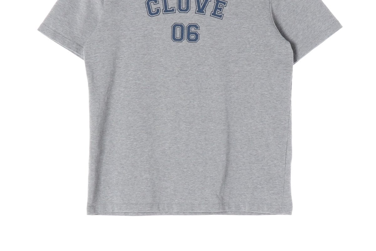 CLOVE 클로브 그레이 로고 프린팅 반팔 크루넥 티셔츠 M 상세 이미지 4