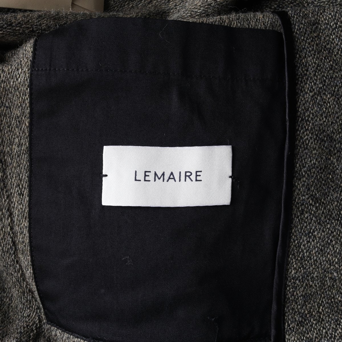 (새상품) LEMAIRE 르메르 울100% 그레이 오버핏  롱 싱글 코트 46  이미지 6