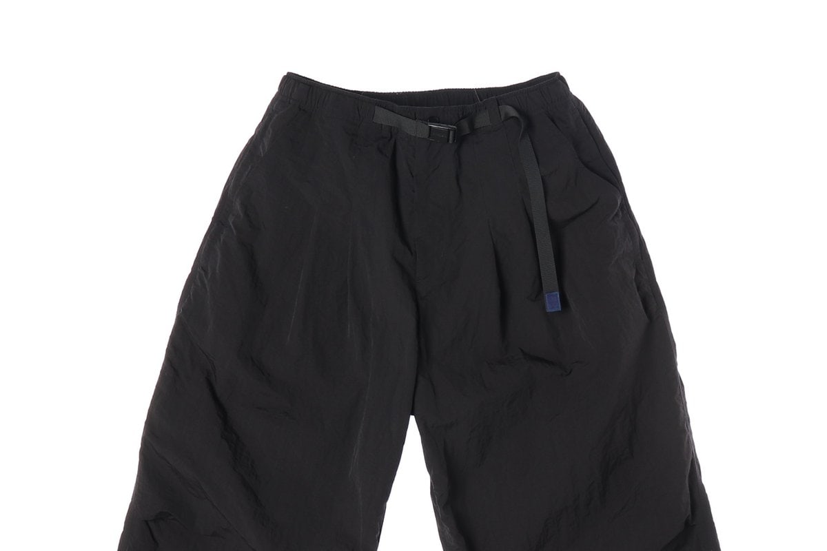 ANGLAN 앵글런 블랙 벨트 벌룬 리얼 와이드 팬츠 바지  이미지 3