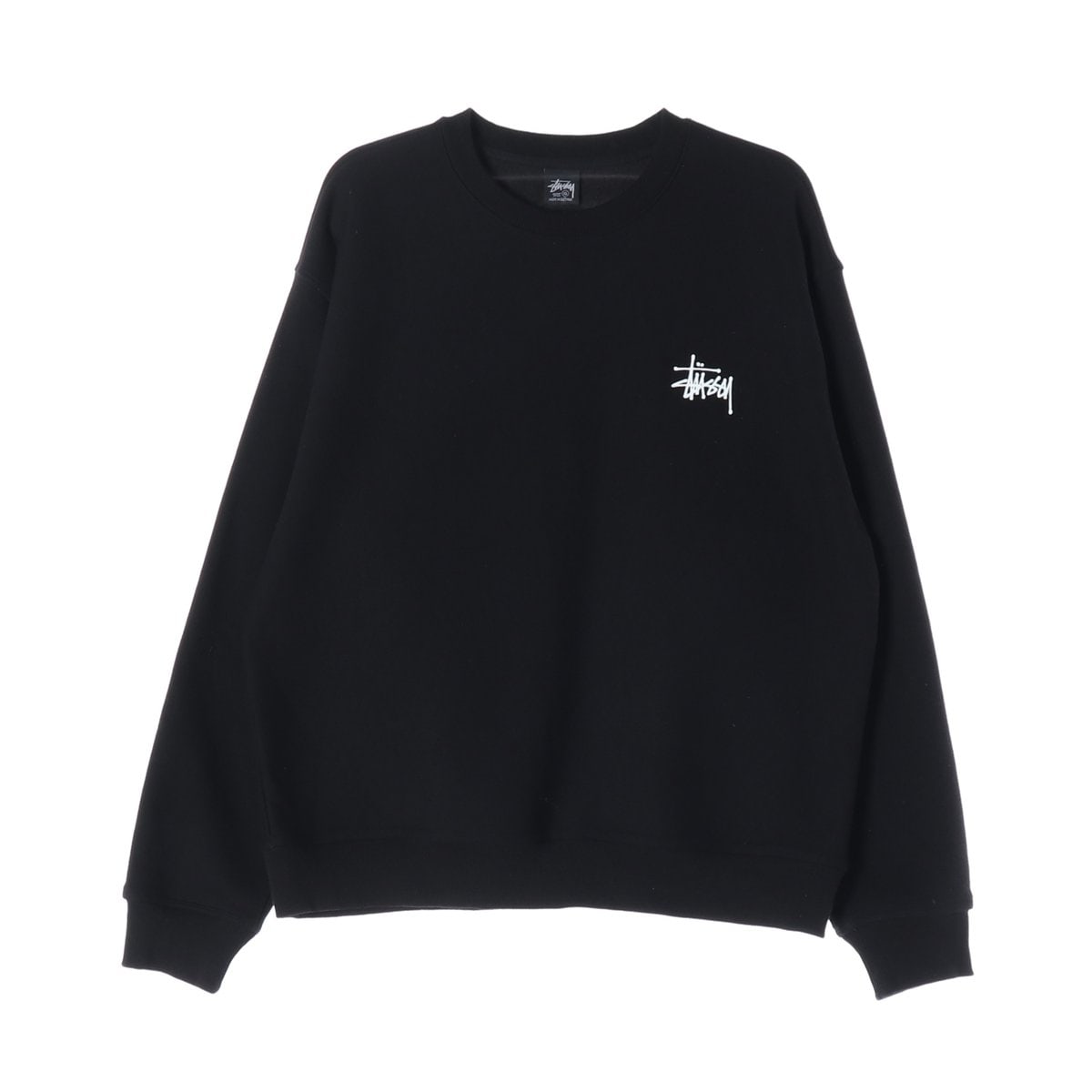 STUSSY 스투시 블랙 로고 오버핏 기모 맨투맨  스웨트셔츠 XL 이미지 1
