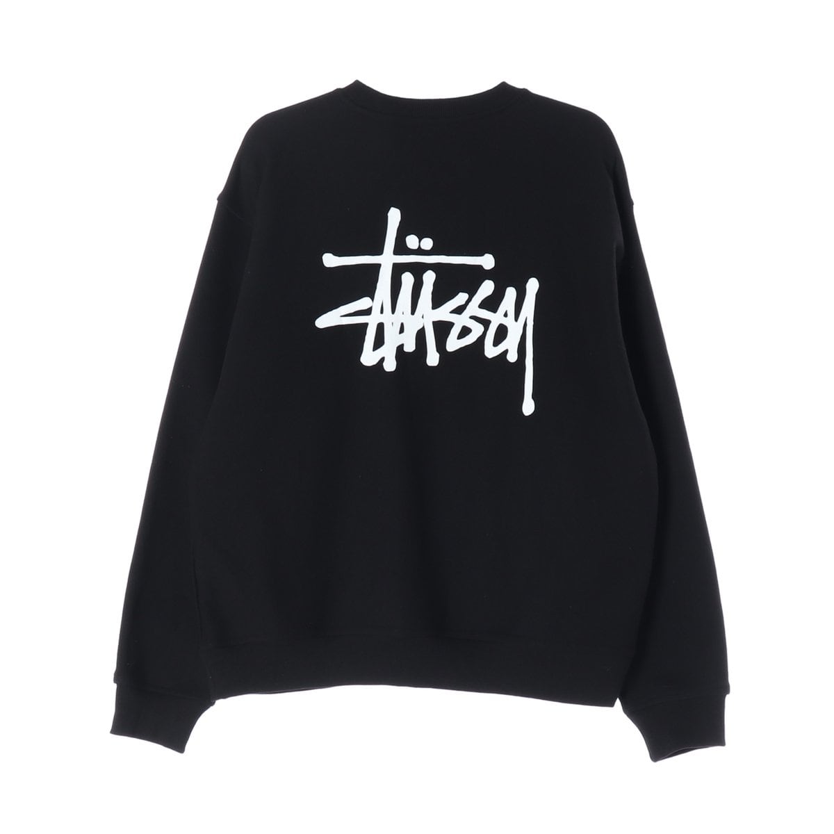 STUSSY 스투시 블랙 로고 오버핏 기모 맨투맨  스웨트셔츠 XL 상세 이미지 2