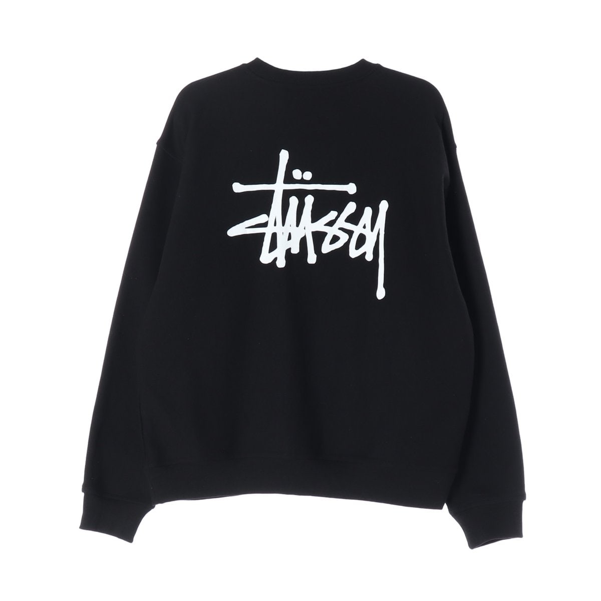 STUSSY 스투시 블랙 로고 오버핏 기모 맨투맨  스웨트셔츠 XL 이미지 2