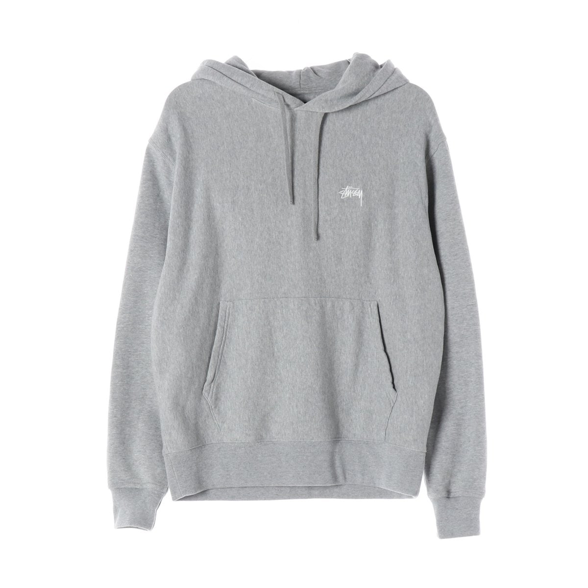 STUSSY 스투시 멜란지그레이 오버핏 기모 후디 후드티 M 이미지 1