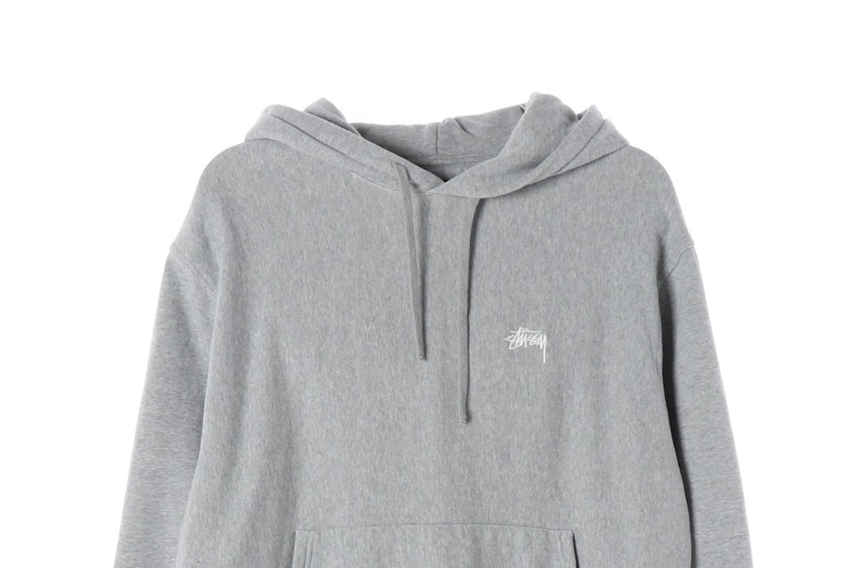 STUSSY 스투시 멜란지그레이 오버핏 기모 후디 후드티 M 상세 이미지 3