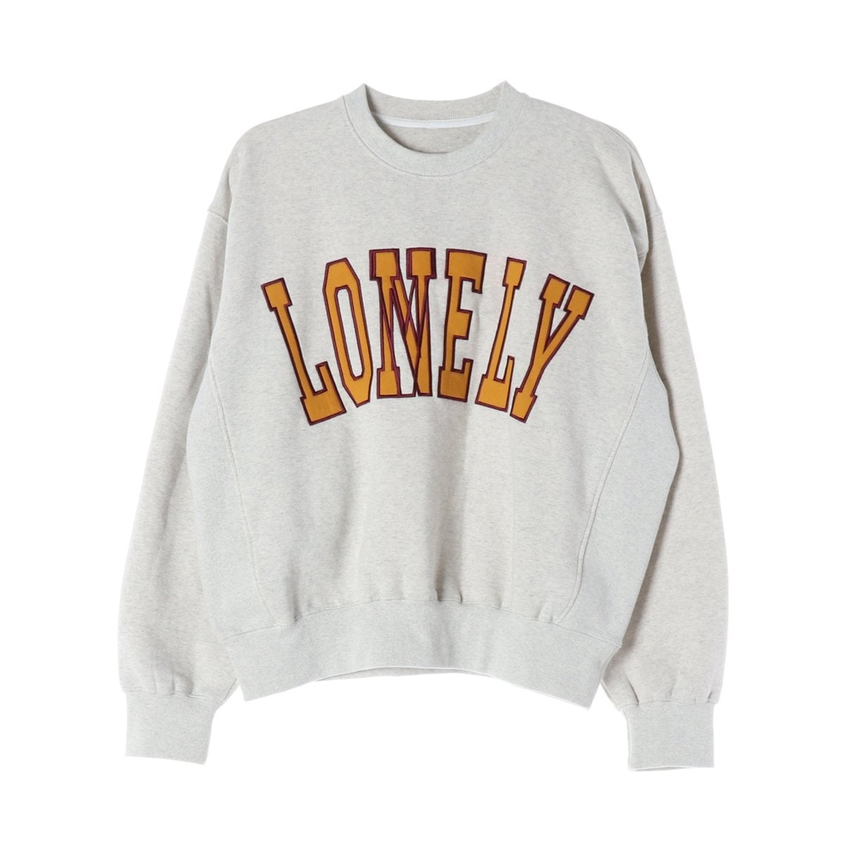 NOHANT 노앙 23FW 오트밀 LOVELY 기모 맨투맨 스웨트셔츠 S
 이미지 1