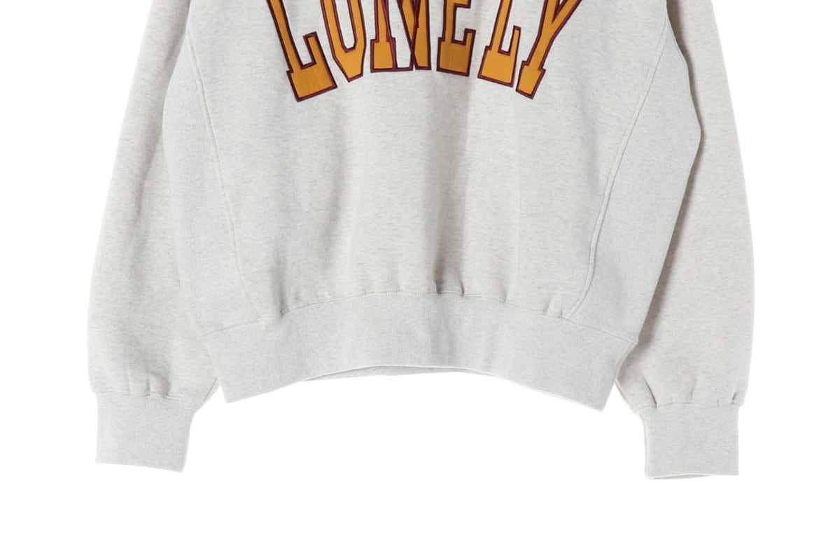 NOHANT 노앙 23FW 오트밀 LOVELY 기모 맨투맨 스웨트셔츠 S
 상세 이미지 4