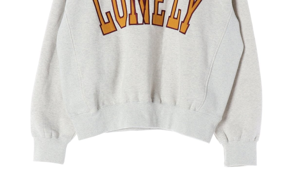 NOHANT 노앙 23FW 오트밀 LOVELY 기모 맨투맨 스웨트셔츠 S
 이미지 4