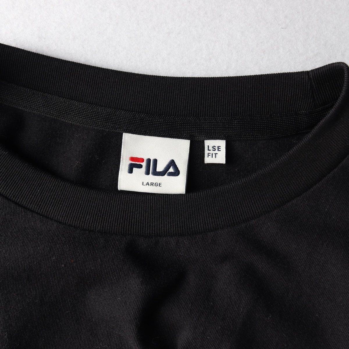 FILA 휠라 21SS 블랙 백 로고 프린팅 루즈핏 반팔 티셔츠 L
 이미지 5