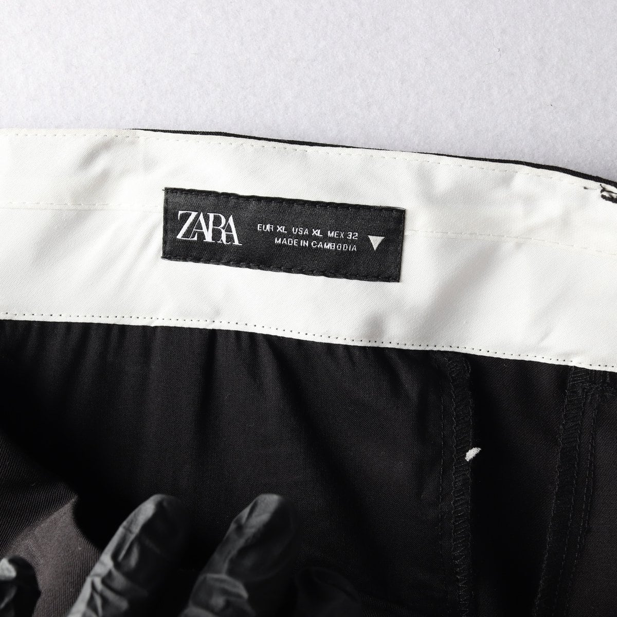 (새상품)ZARA 자라 W32 블랙 핀턱 와이드 슬랙스 팬츠 바지 XL
 상세 이미지 6