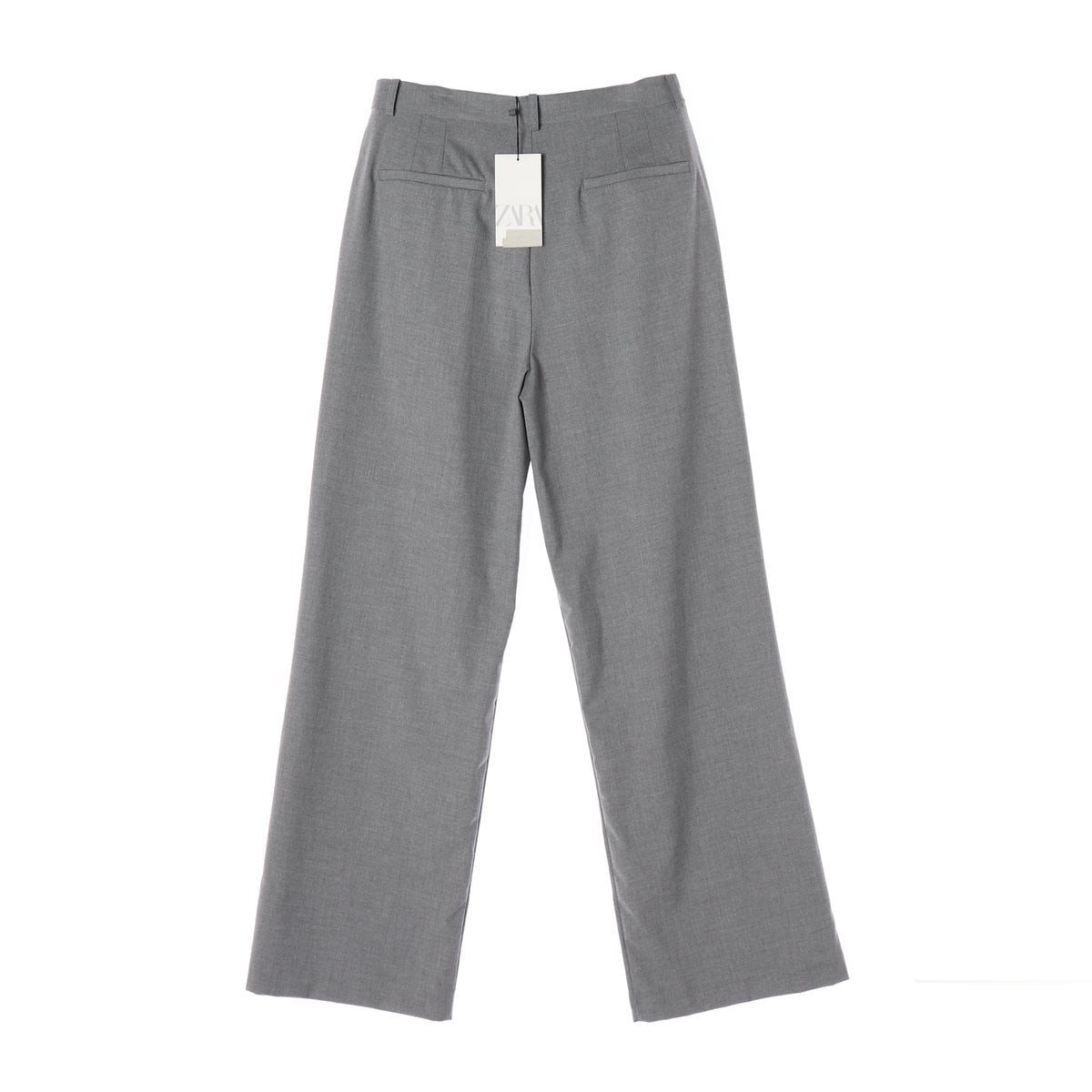 (새상품)ZARA 자라 W30 그레이 와이드 스트레이트 슬랙스 팬츠 L
 이미지 2