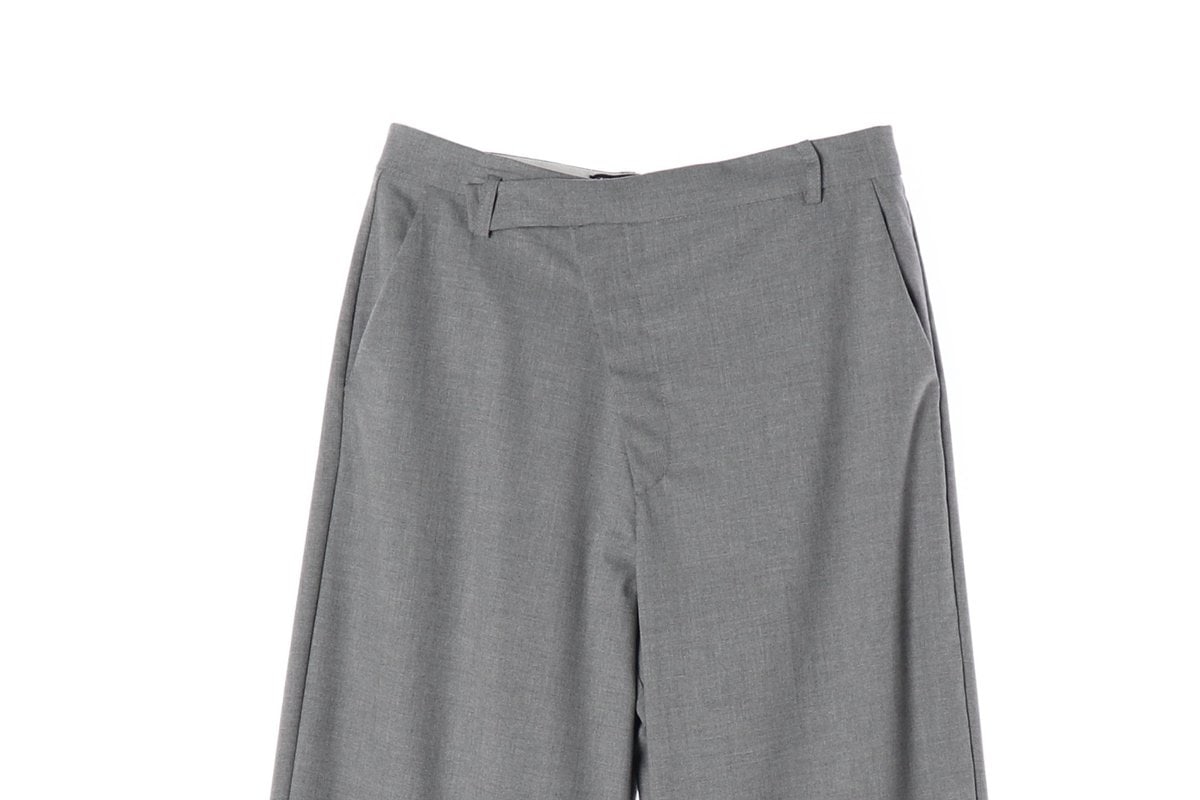 (새상품)ZARA 자라 W30 그레이 와이드 스트레이트 슬랙스 팬츠 L
 이미지 3