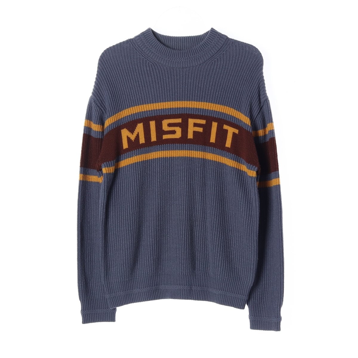 스컬프터 블루 미스핏 MISFIT 니트 오버핏 스웨터 이미지 1
