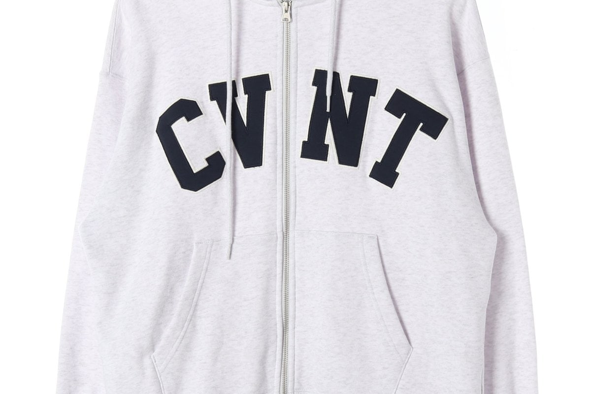 커버낫 23FW 헤더 그레이 오버핏 CVNT 후디 후드 집업  이미지 4