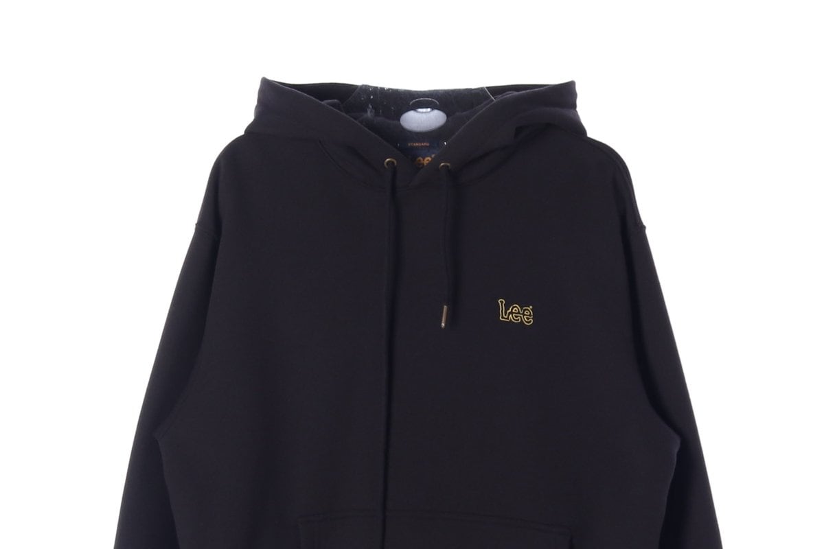 LEE 리 24SS 블랙 빈티지 워커 그래픽 후드티 후디 M 상세 이미지 3
