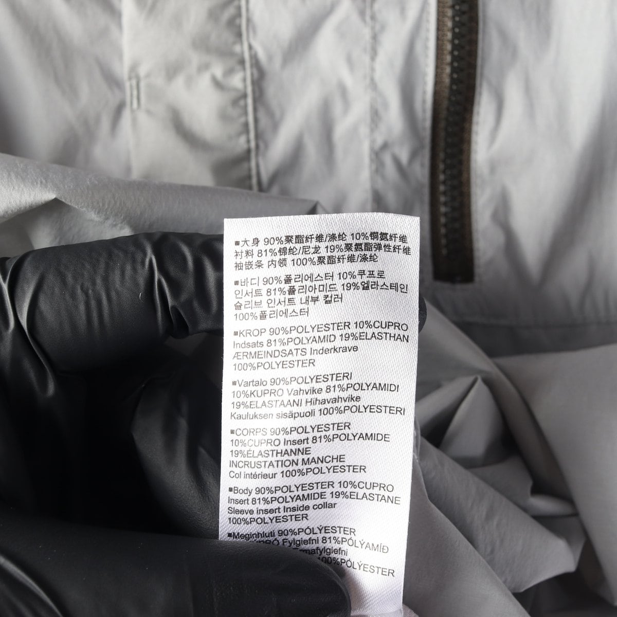오클리 골프 그레이 화이트 배색 반팔 카라티 폴로 티셔츠 M 상세 이미지 6