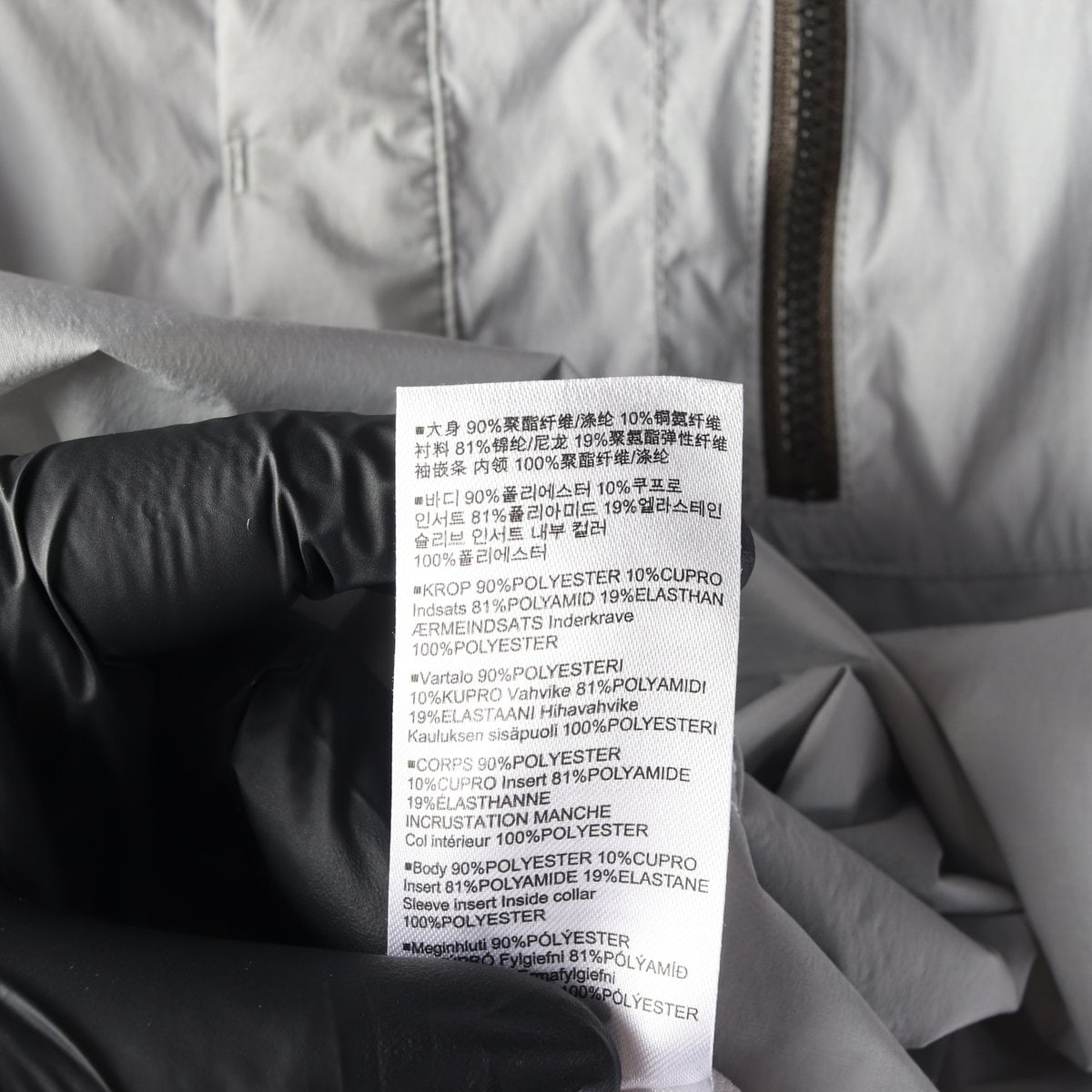 오클리 골프 그레이 화이트 배색 반팔 카라티 폴로 티셔츠 M 이미지 6
