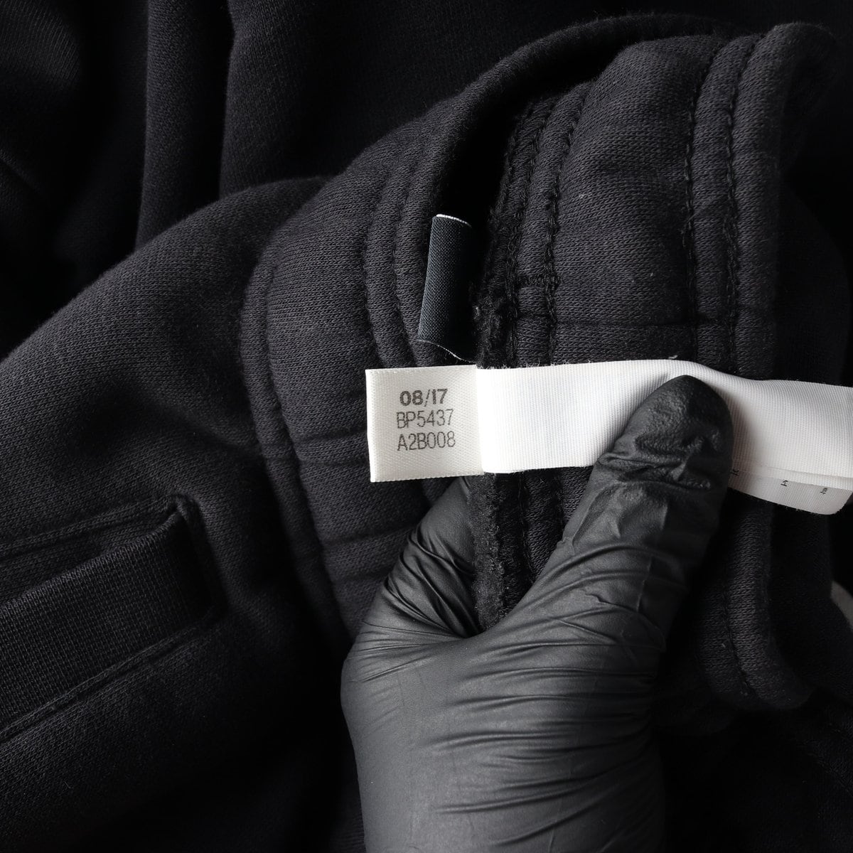 아디다스 블랙 빅 삼선 로고 기모 스웨트팬츠 밴딩 바지 XL 상세 이미지 7