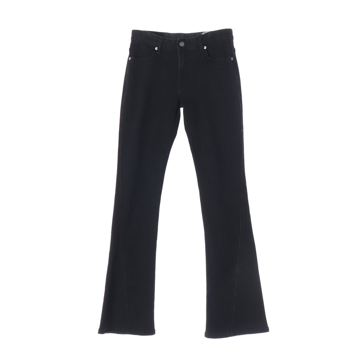 마르디메크르디 24FW W27 블랙 부츠컷 미드라이즈 데님 청바지  상세 이미지 1