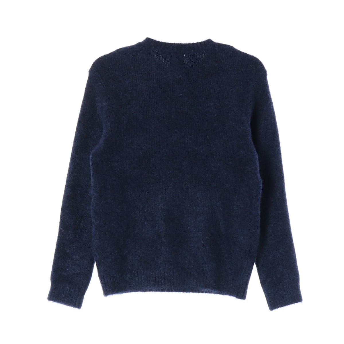 ZARA 자라 네이비 울블렌드 겨울 라운드 니트 스웨터 M 상세 이미지 2