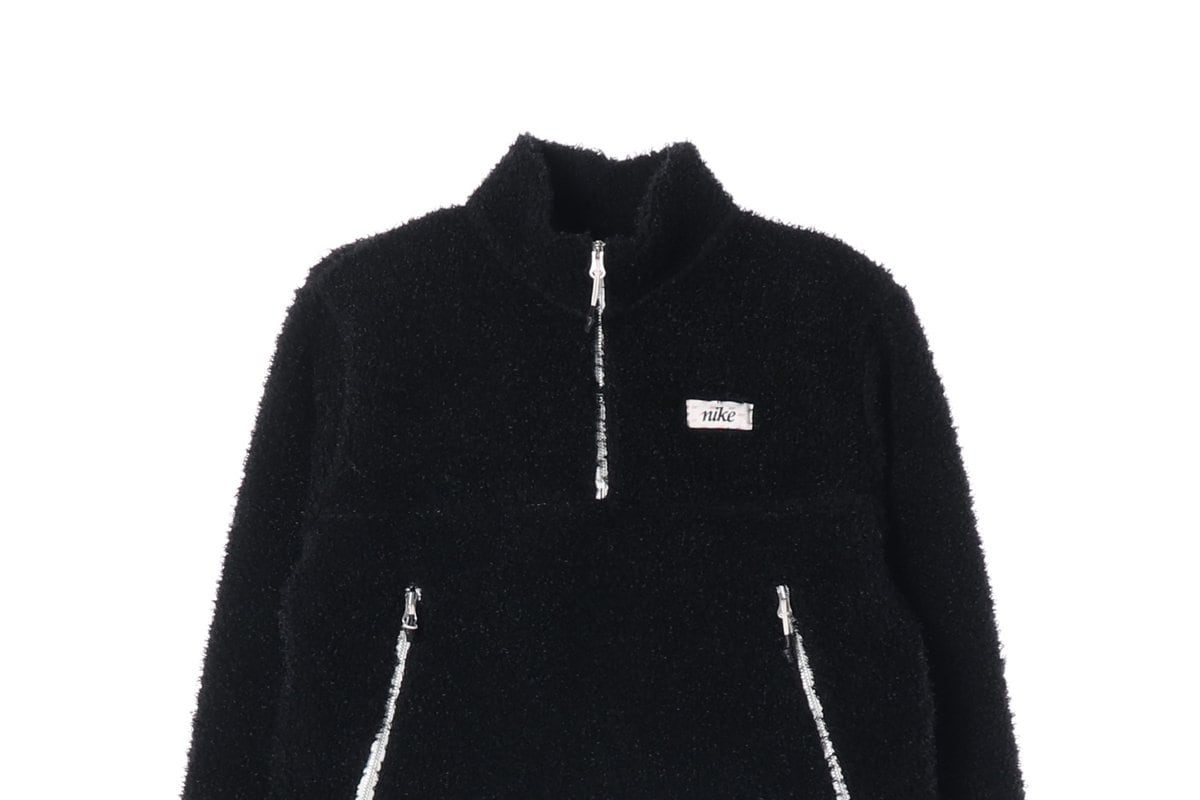 나이키 22FW 써마핏 하프집업 양털 뽀글이 플리스 탑 티셔츠 S 상세 이미지 3