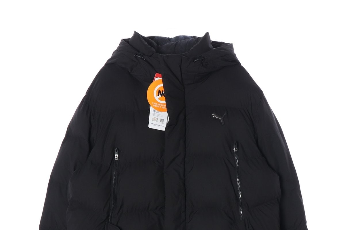 (새상품)PUMA 퓨마 푸마 블랙 롱 패딩 푸퍼 점퍼 XXL 이미지 4