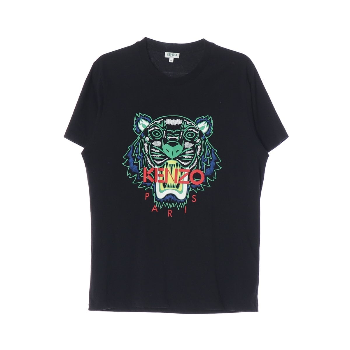KENZO 겐조 블랙 빅타이거 로고 반팔 크루넥 티셔츠 M 상세 이미지 1