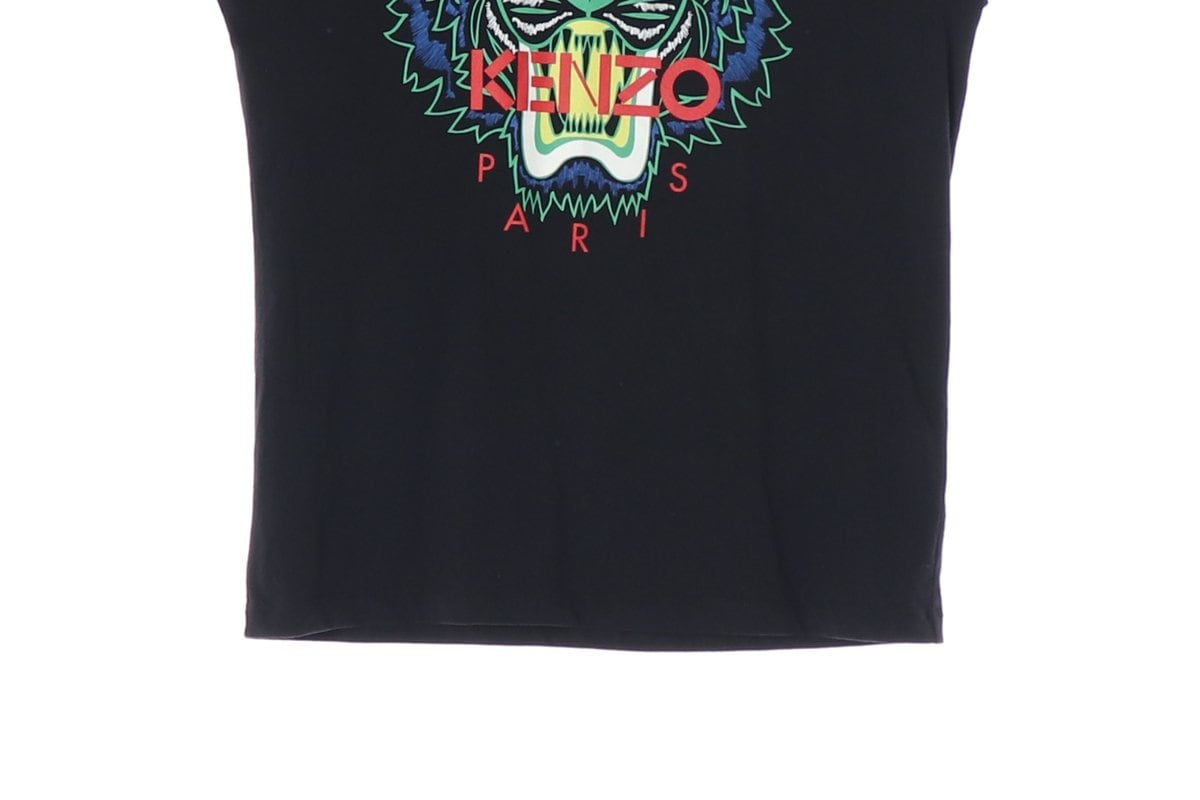 KENZO 겐조 블랙 빅타이거 로고 반팔 크루넥 티셔츠 M 상세 이미지 4