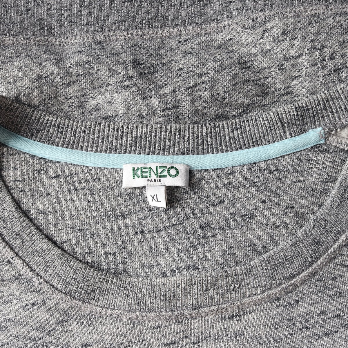KENZO 겐조 그레이 빅아이 기모 맨투맨 스웨트셔츠 XL 상세 이미지 5