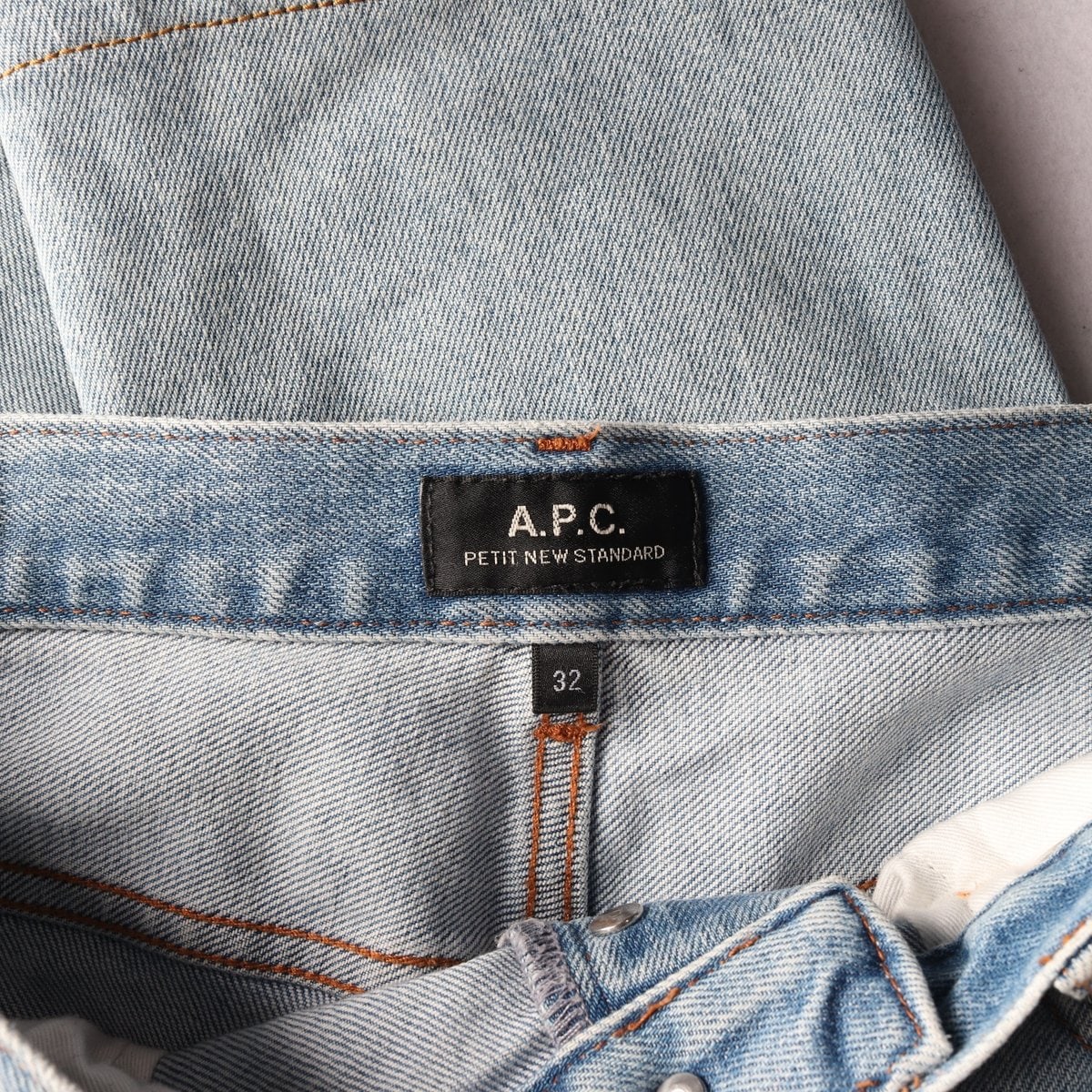 APC 아페쎄 W32 연청 데님 청바지 이미지 6