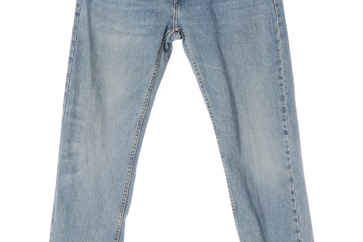 리바이스 502 W32L32 라이트블루 워싱 데님 진 청바지  이미지 4