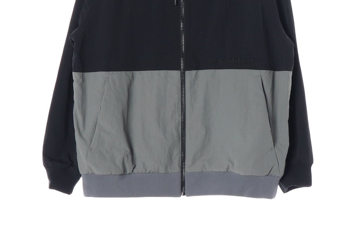 뉴발란스 23FW 리버시블 블랙 투톤 재킷 바람막이 후드 집업 L 이미지 6
