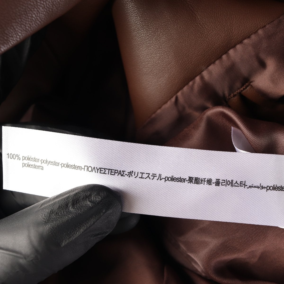 ZARA 자라 브라운 레더 블레이저 재킷 가죽 자켓 M 상세 이미지 6