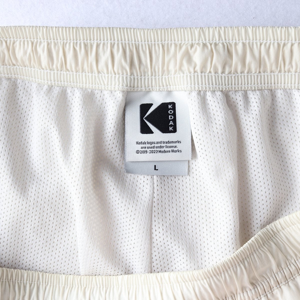 KODAK 코닥 22SS 크림 카고 밴딩 쇼츠 반바지 L 이미지 5