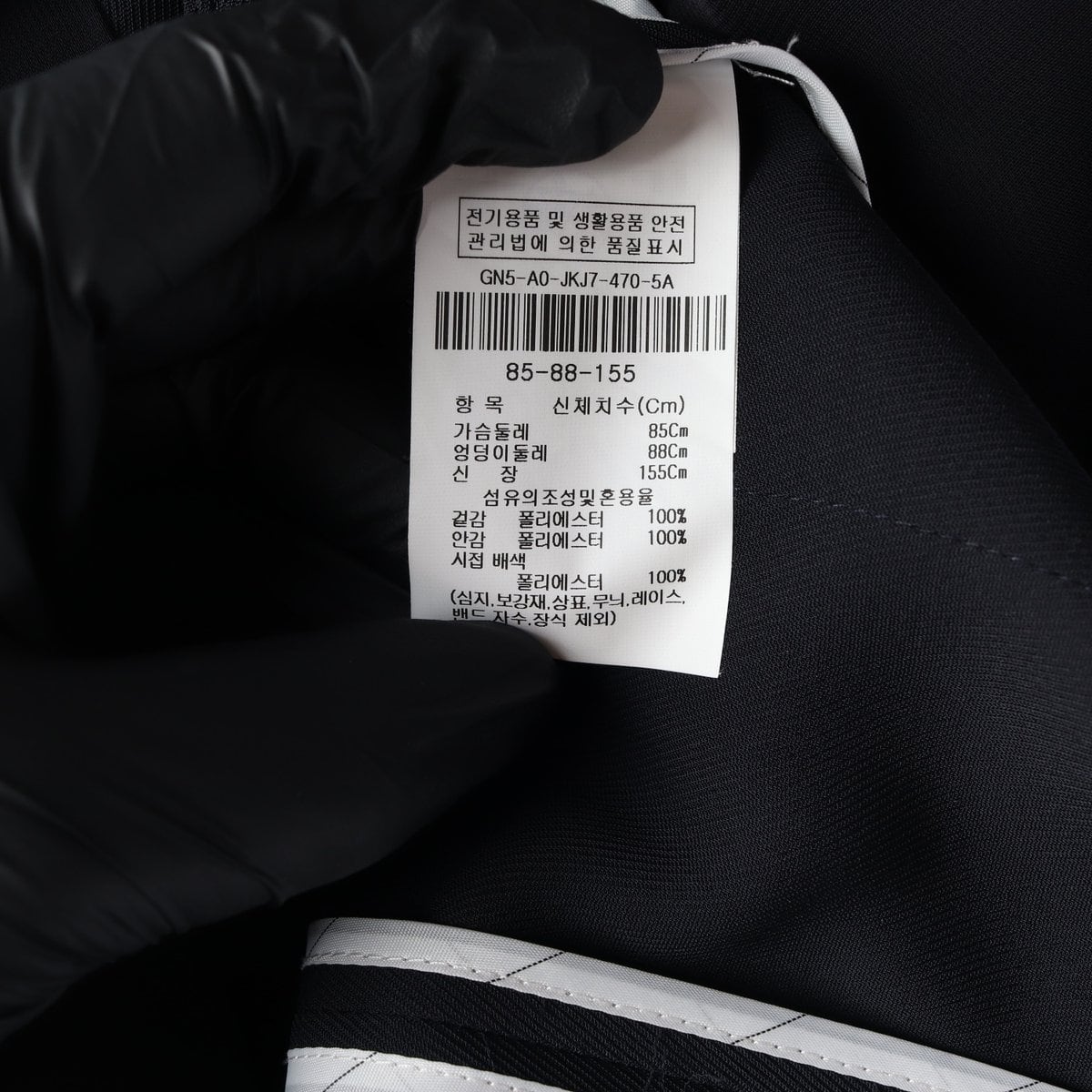 JJ 지고트 23SS 블랙 자수 포켓 더블 버튼 반팔 블레이저 여름 재킷 상세 이미지 6